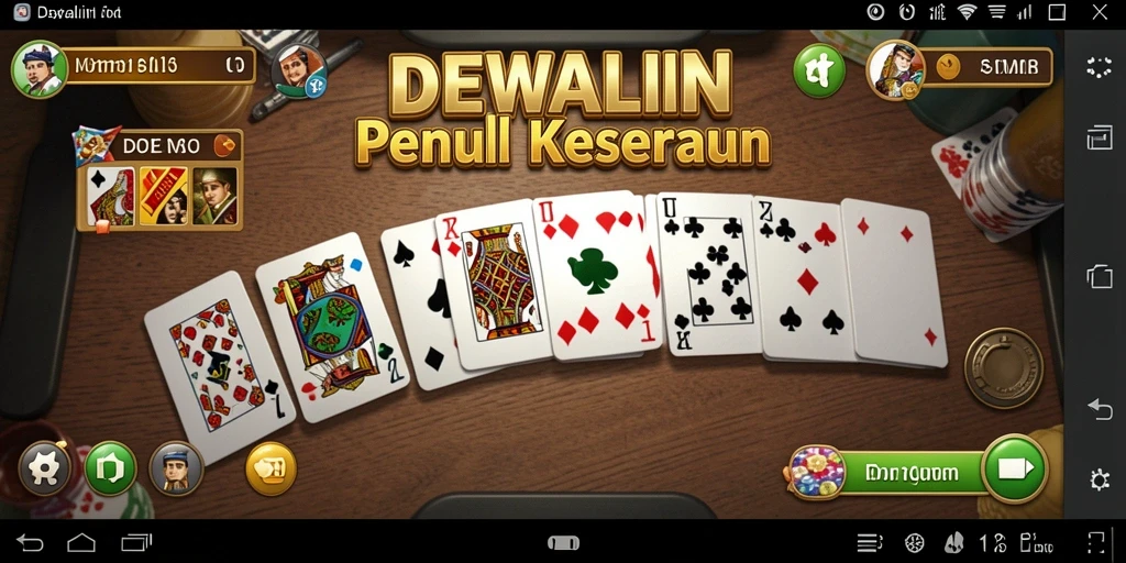Gameplay seru DEWALIN yang mengasyikkan dalam permainan Domino.
