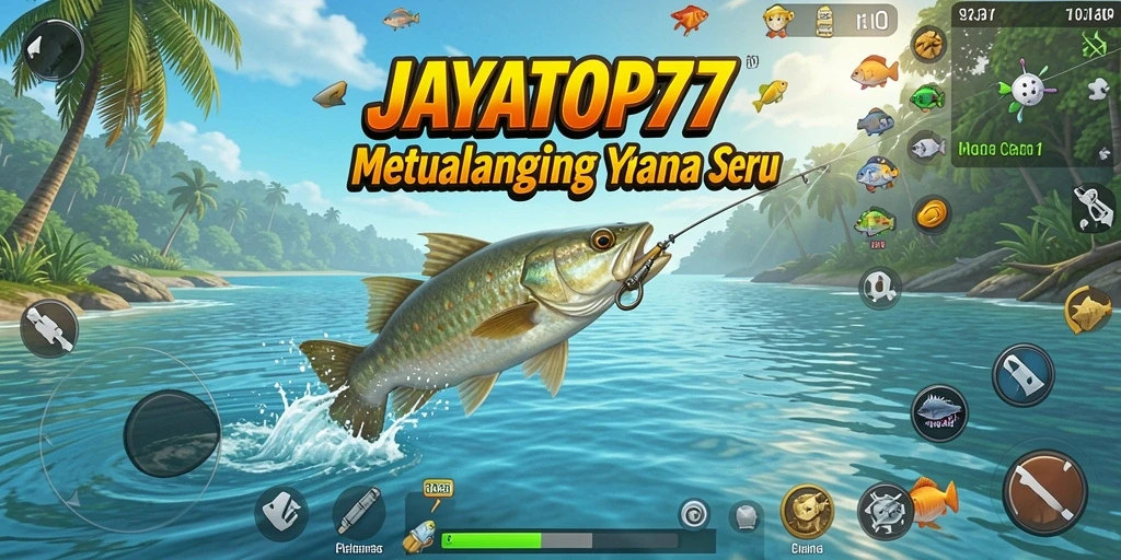 Gameplay memancing yang seru dan realistis di JAYATOP77.
