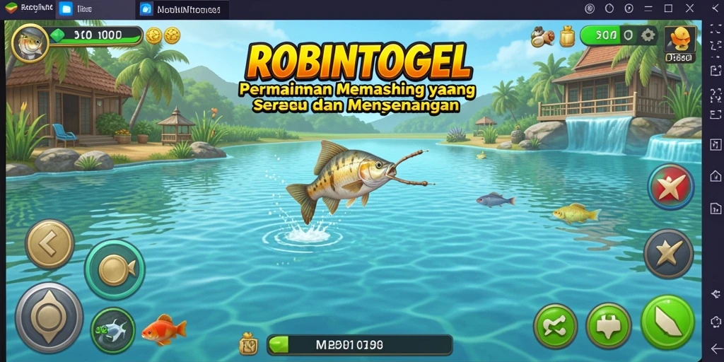 Tangkapan ikan beragam dalam gameplay seru ROBINTOGEL.