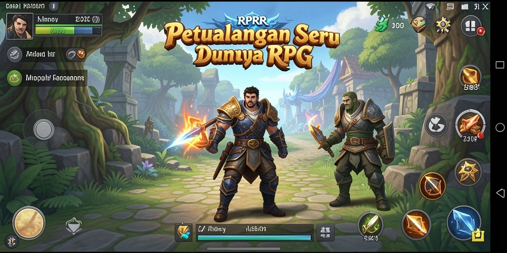 Tampilan gameplay RPRR yang penuh aksi dan petualangan.